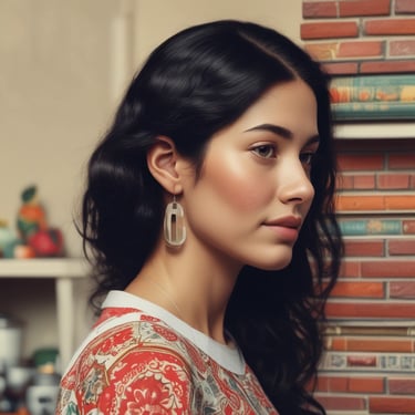 A worker in a blue shirt and cap is installing a solar panel on a slanted rooftop with bright colored panels. He is wearing gloves and appears focused on the task, with various tools and wires visible around him.