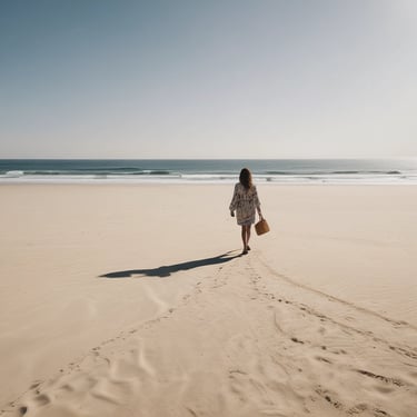 A person leans against a graffiti-covered gray wall, wearing a long black coat, beige hoodie, and dark pants. The scene features a mix of urban and casual style, with the person gazing to the side and wearing sunglasses.