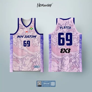 japanese style basketball jersey