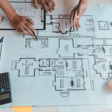 Detalle y explicación de un plano arquitectónico