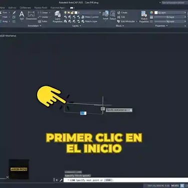 Cómo crear una línea en AutoCAD