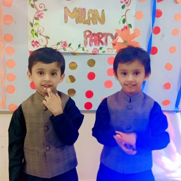 Therapist guiding child through activity