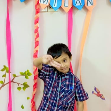 Children engaged in therapy session activities