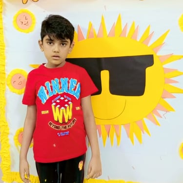 Child exploring shapes and colors in therapy