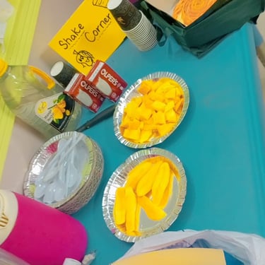 Child participating in group therapy activities