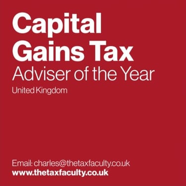 Charles Tateson named Capital Gains Tax Advisor of the Year - Managing Partner of The Tax Faculty