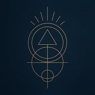 Golden sigil sacred intention, spiritual devotion, and the daily commitment to soul reclamation