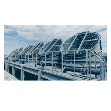 Industrial chiller and cooling systems for commercial projects.