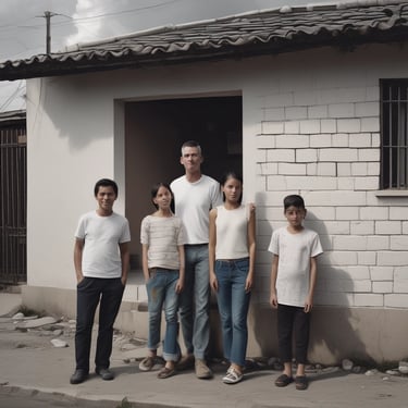 A hand holding a tube of Plantadea bio body cream against a solid light blue background. The hand has neatly manicured nails with a light pink nail polish. The tube is white with text indicating it is for dry and delicate skin, containing 1% CBD.