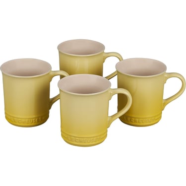 Le Creuset Stoneware Set of 4 Mugs, 14 oz