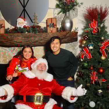 The Santa Cowboy at Casa do Brazil Brunch with Santa
