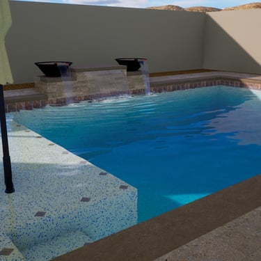 Pool 3D Design Example