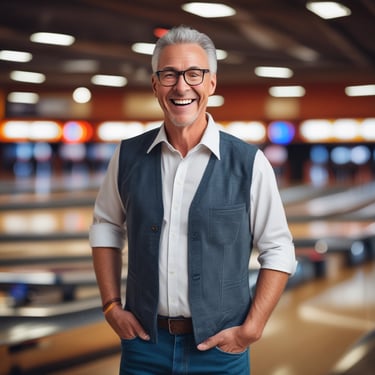 Portrait of a smiling woman with short hair in a bright office setting