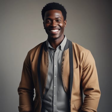 Customer Carlos M. inspecting steel bars at a construction site.