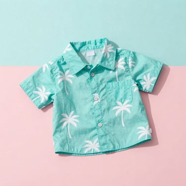 playerita verde tipo hawaiana