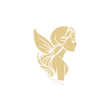 portrait femme angelesse face gauche