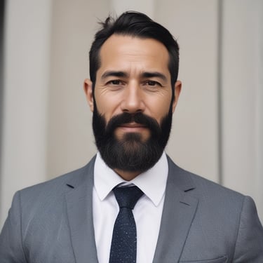 Portrait of a smiling middle-aged woman in a cozy home setting.