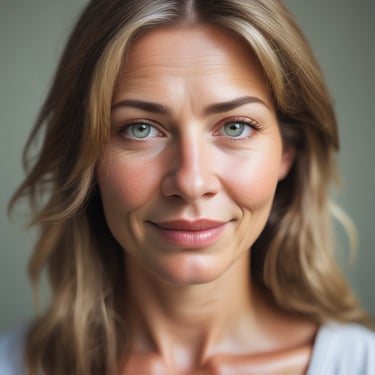 Smiling child jumping inside a colorful bouncy castle at an outdoor event.