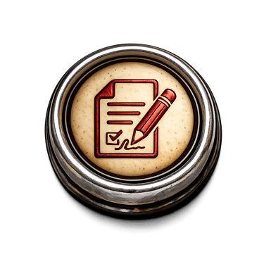 Icono de contratos editoriales y acuerdos de explotación de obras.