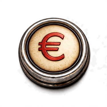 Icono de planificación fiscal y gestión tributaria de ingresos editoriales.