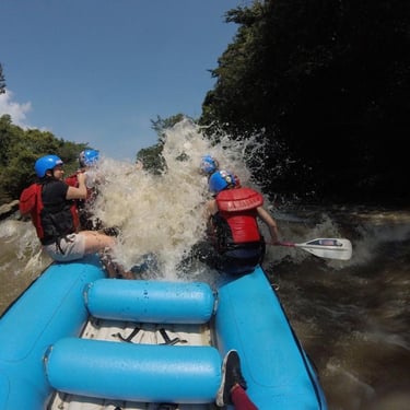 rafting colombia en san gil en el rio fonce 