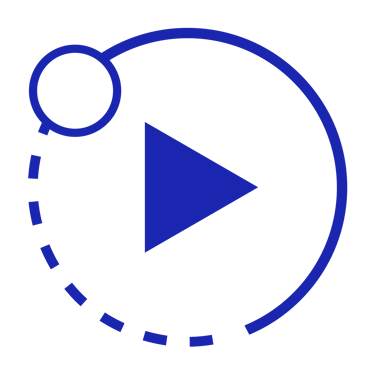 Design and Animation to grow - Play Animation Icon