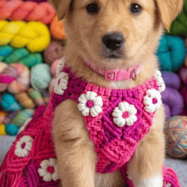 PERRO VESTIDO ROSA