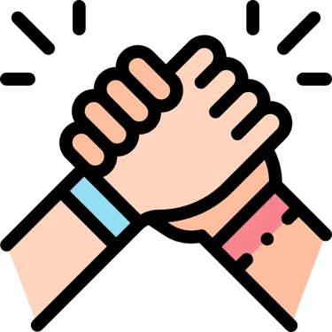 deux mains qui s'entraident