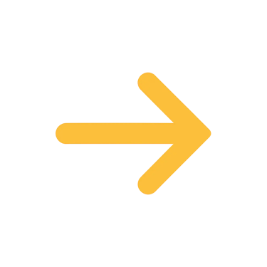 Flèche doré direction droite