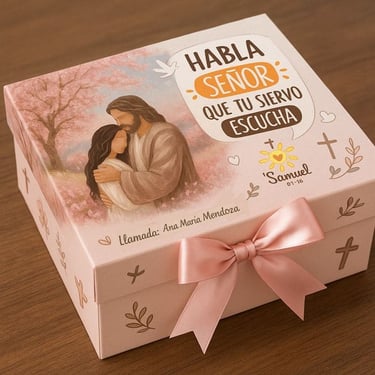 caja especial de Dios en papeleria creativa