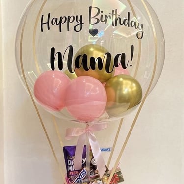 detalle para mama dulces y globos