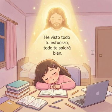 Dios illumina y te da la suerte en todo