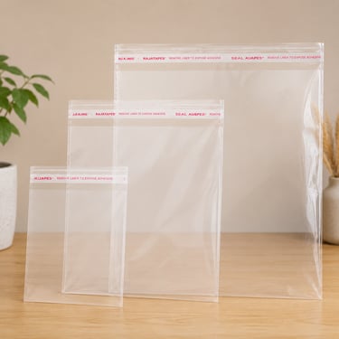 Self adhesive BOPP poly bags supplier in Indore transparent plastic packaging NEW GURUNANAK PLASTIC