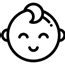 Tête de bébé