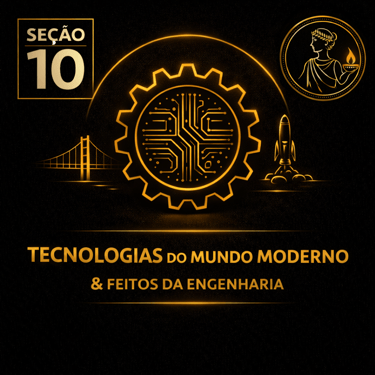 Capa da seção Tecnologias do Mundo Moderno & Feitos da Engenharia da plataforma Atenéstia