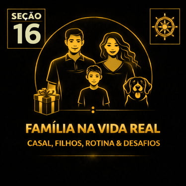 Capa da seção Família na Vida Real: Casal, Filhos, Rotina & Desafios da plataforma Atenéstia