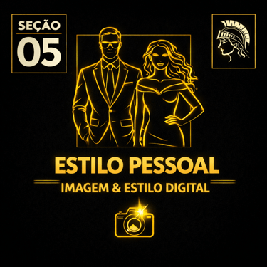 Capa da seção Estilo Pessoal, Imagem & Estilo Digital da plataforma Atenéstia