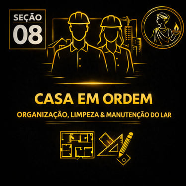 Capa da seção Casa em Ordem: Organização, Limpeza & Manutenção do Lar da plataforma Atenéstia