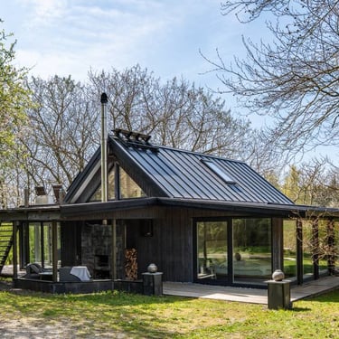 bardage bois brûlé façade maison moderne