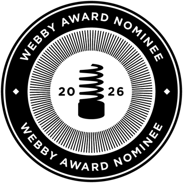 Webby Award Nominee 2026 Award badge