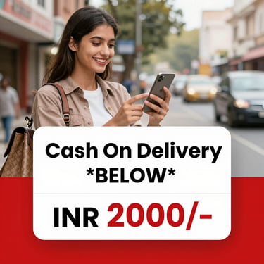 Cash on Delivery (COD) available on bedding orders below 2000 - Buy direct from manufacturer.