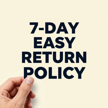 Easy 7-day return policy for Jaipuri bedsheets and home textiles - RGL Textile