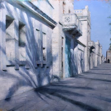 BLUE PALM TREE 81 X 100