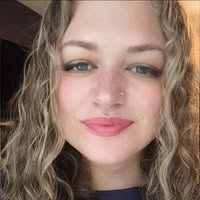 a woman with blonde hair