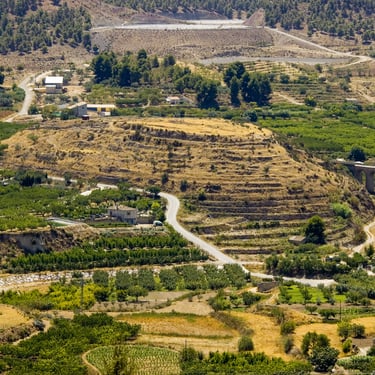 Small hill on the outskirts of Cehegín on which the archaeological site of Begastri is located. Phot