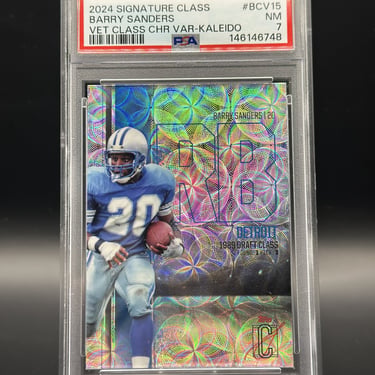 2024 Signature Class Barry Sanders Vet Class Chrome Kaleidoscope
