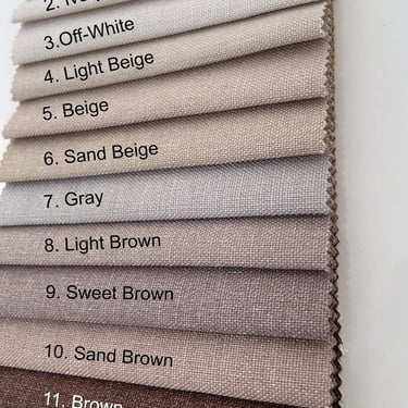 قماش ستائر لنن