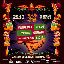 flyer do festival rap in cena