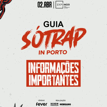 festival SÓTRAP no Porto com lineup de rap e trap na Exponor