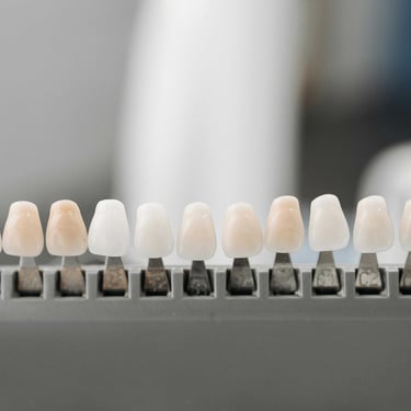 Muestras de dientes para protesis